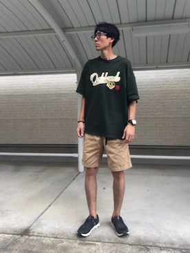 「アイテム（アナログ腕時計）」を使った、suketaka39さん（メンズ・176cm）の夏コーディネート