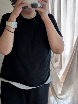 「アイテム（アナログ腕時計、ホワイト系）」を使った、0816pandaさん（レディース・160cm）の秋コーディネート