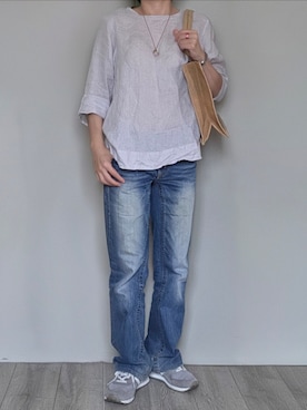 「DAISO（DAISO）のアイテム」を使った、pomekuruさん（レディース・157cm）の秋コーディネート