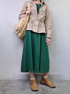 「UNIQLO（ユニクロ）のアイテム（その他アウター）」を使った、pomekuruさん（レディース・157cm）の夏コーディネート