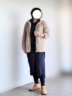 「アイテム（腕時計）」を使った、pomekuruさん（レディース・157cm）の冬コーディネート