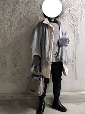 pomekuruさん（レディース・157cm）の冬コーディネート