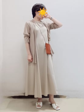 「アイテム（バッグ）」を使った、pomepomekurukuruさん（レディース・157cm・50代）の秋コーディネート
