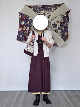 「レインシューズ」｜pomekuruさん（レディース・157cm）の夏コーディネート