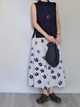 「marimekko（マリメッコ）のアイテム」を使った、pomekuruさん（レディース・157cm）の秋コーディネート