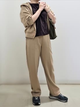 「agete（アガット）のアイテム」を使った、pomekuruさん（レディース・157cm）の春コーディネート