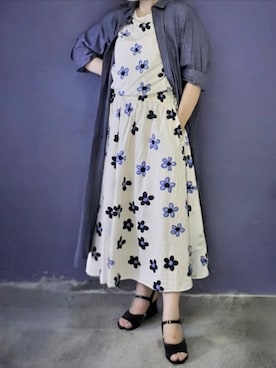 「marimekko（マリメッコ）のアイテム」を使った、pomekuruさん（レディース・157cm）の春コーディネート