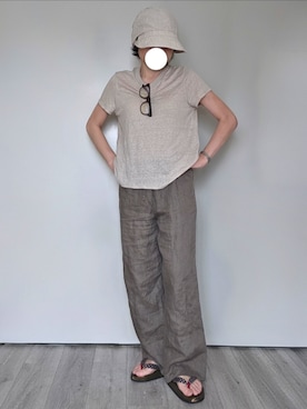 「QUEENHEAD（クイーンヘッド）のアイテム」を使った、pomekuruさん（レディース・157cm）の秋コーディネート