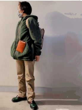 「アイテム（ブーツ）」を使った、pomekuruさん（レディース・157cm・50代）の冬コーディネート