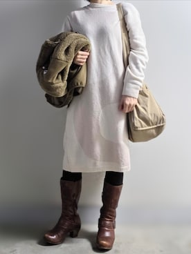 「marimekko（マリメッコ）のアイテム」を使った、pomekuruさん（レディース・157cm）の春コーディネート