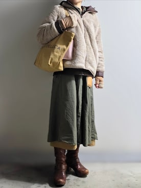 「dansko（ダンスコ）のアイテム」を使った、pomekuruさん（レディース・157cm）の春コーディネート