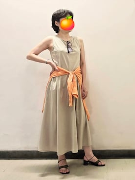 「アイテム（ファッション雑貨）」を使った、pomepomekurukuruさん（レディース・157cm・50代）の夏コーディネート