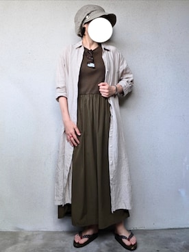 「QUEENHEAD（クイーンヘッド）のアイテム」を使った、pomekuruさん（レディース・157cm）の夏コーディネート
