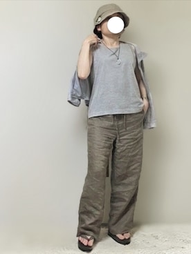 「QUEENHEAD（クイーンヘッド）のアイテム」を使った、pomekuruさん（レディース・157cm）の秋コーディネート