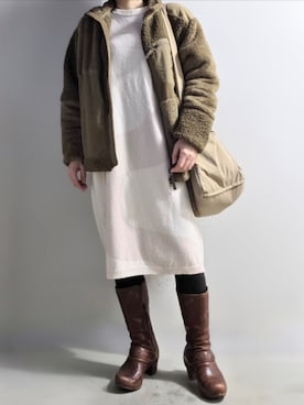 「marimekko（マリメッコ）のアイテム」を使った、pomekuruさん（レディース・157cm）の春コーディネート