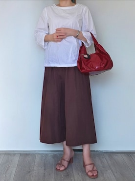 「BVLGARI（ブルガリ）のアイテム」を使った、pomekuruさん（レディース・157cm）の夏コーディネート