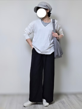 「QUEENHEAD（クイーンヘッド）のアイテム」を使った、pomekuruさん（レディース・157cm）の夏コーディネート