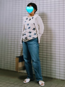 「アイテム（トートバッグ）」を使った、pomepomekurukuruさん（レディース・157cm・50代）の秋コーディネート