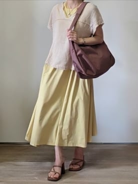 「BVLGARI（ブルガリ）のアイテム」を使った、pomekuruさん（レディース・157cm）の夏コーディネート