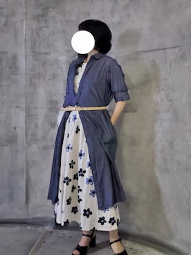 「アイテム（ワンピース/ドレス）」を使った、pomepomekurukuruさん（レディース・157cm）の秋コーディネート