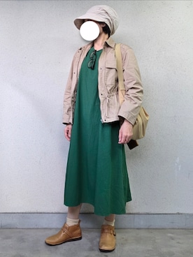 「QUEENHEAD（クイーンヘッド）のアイテム」を使った、pomekuruさん（レディース・157cm）の夏コーディネート