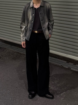 「Llife（ライフ）のアイテム（ブーツ）」を使った、morningさん（メンズ・176cm）の夏コーディネート