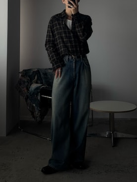 「アイテム（ブーツ）」を使った、morningさん（メンズ・176cm）の夏コーディネート