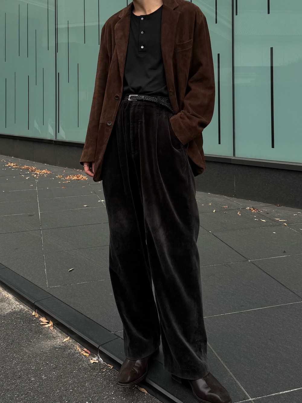 LIDNM（リドム）の「Goat Suede Tailored Jacket（テーラード