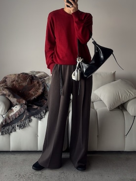 「アイテム（ブーツ）」を使った、morningさん（メンズ・176cm）の秋コーディネート