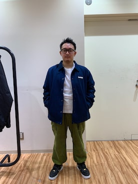 「XLARGE（エクストララージ）のアイテム（ブルゾン）」を使った、RmsDbr1004さん（メンズ・164cm）の秋コーディネート