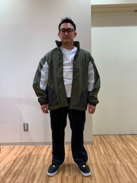 「XLARGE（エクストララージ）のアイテム（ブルゾン）」を使った、RmsDbr1004さん（メンズ・164cm）の夏コーディネート