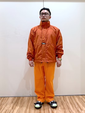 「XLARGE（エクストララージ）のアイテム（ブルゾン）」を使った、RmsDbr1004さん（メンズ・164cm）の夏コーディネート