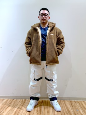 「XLARGE（エクストララージ）のアイテム（ブルゾン）」を使った、RmsDbr1004さん（メンズ・164cm）の秋コーディネート