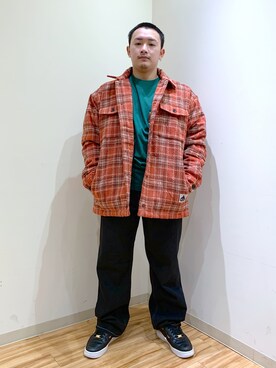 「XLARGE（エクストララージ）のアイテム（その他アウター）」を使った、RmsDbr1004さん（メンズ・164cm）の秋コーディネート