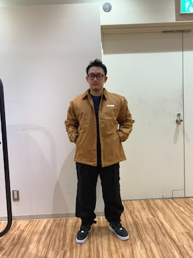 「XLARGE（エクストララージ）のアイテム（ブルゾン）」を使った、RmsDbr1004さん（メンズ・164cm）の秋コーディネート