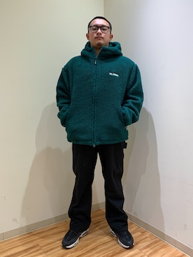 「XLARGE（エクストララージ）のアイテム（ブルゾン）」を使った、RmsDbr1004さん（メンズ・164cm）の秋コーディネート