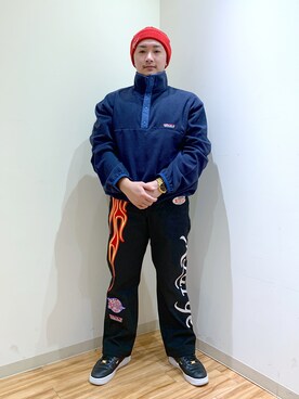 「XLARGE（エクストララージ）のアイテム（その他アウター）」を使った、RmsDbr1004さん（メンズ・164cm）の秋コーディネート