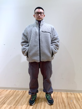「XLARGE（エクストララージ）のアイテム（ナイロンジャケット）」を使った、RmsDbr1004さん（メンズ・164cm）の秋コーディネート