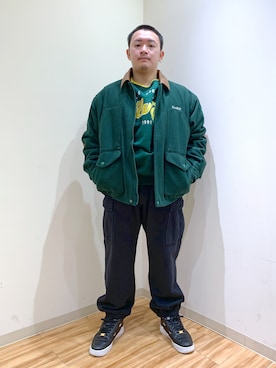 「XLARGE（エクストララージ）のアイテム（ジャケット/アウター）」を使った、RmsDbr1004さん（メンズ・164cm）の秋コーディネート