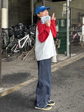「MOUSSY（マウジー）のアイテム」を使った、いそまた あいさん（レディース・158cm）の夏コーディネート