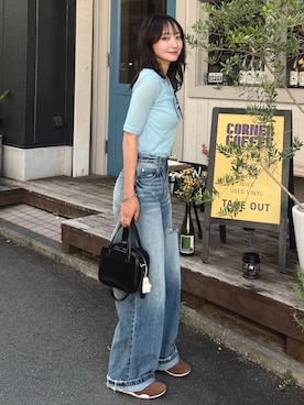 「HANNE（アン）のアイテム」を使った、いそまた あいさん（レディース・158cm）の夏コーディネート