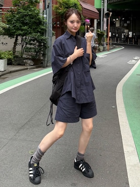 「アイテム（ソックス/靴下）」を使った、いそまた あいさん（レディース・158cm・20代）の夏コーディネート