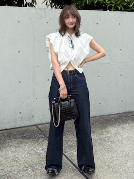 「MOUSSY（マウジー）のアイテム」を使った、いそまた あいさん（レディース・158cm）の春コーディネート