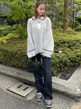 「hellam（へラム）のアイテム」を使った、いそまた あいさん（レディース・158cm）の春コーディネート