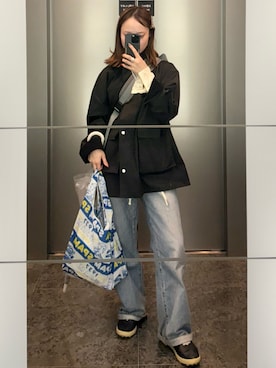 「hellam（へラム）のアイテム」を使った、いそまた あいさん（レディース・158cm）の春コーディネート