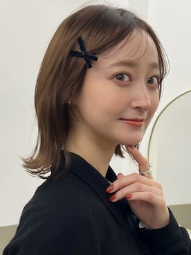 「アイテム（メイクアップ）」を使った、いそまた あいさん（レディース・158cm）の秋コーディネート