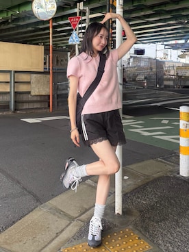 「Vipoa（ヴィポア）のアイテム」を使った、いそまた あいさん（レディース・158cm）の夏コーディネート
