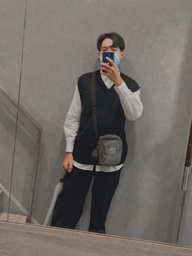 「VANS（バンズ）のアイテム（財布/小物）」を使った、oahnipさん（メンズ・177cm）の秋コーディネート