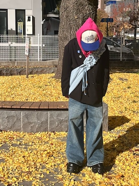 「a2o（エーツーオー）のアイテム」を使った、McGillisさん（メンズ・165cm）の秋コーディネート