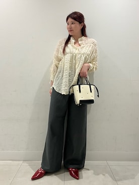 「SENSE OF PLACE by URBAN RESEARCH（センスオブプレイスバイアーバンリサーチ）のアイテム（パンプス）」を使った、hikariさん（レディース・162cm）の秋コーディネート